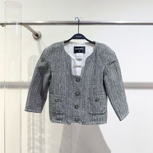 🚩steal Authentic Chanel  Gray Jacket